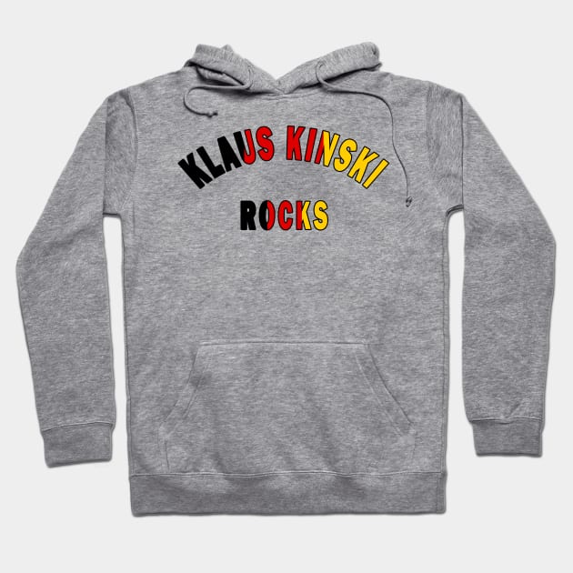 Klaus Kinski Rocks Hoodie by Lyvershop